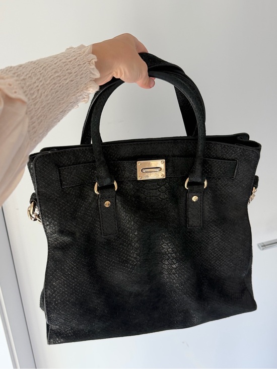 Michael Kors Handbags - Michael Kors Black Satchel with Gold Hardware